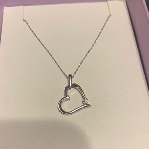 Beautiful heart shaped necklace.
